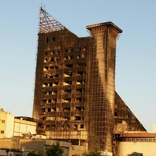 آتش سوزی برج سلمان مشهد , آتش سوزی برج سلمان , علت آتش سوزی برج سلمان